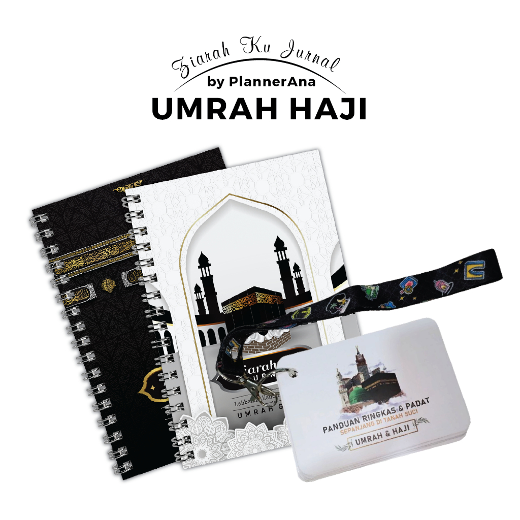 Kad Buku Umrah Haji, Panduan mengerjakan Umrah Ziarah Mekah Madinah ...