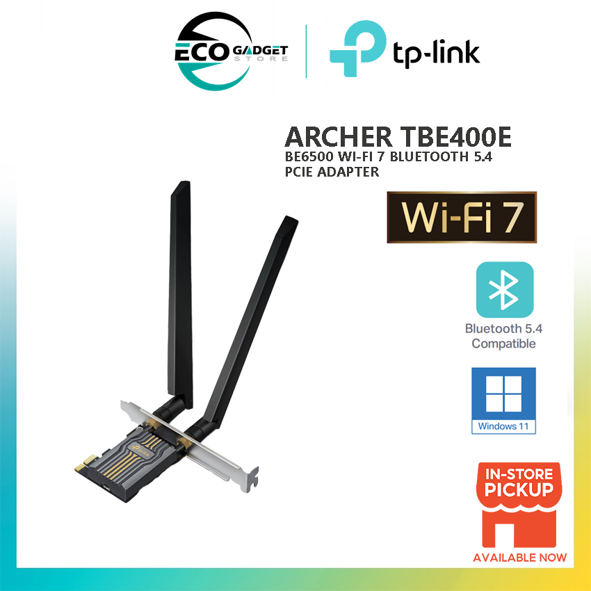 TP-Link Archer Archer TBE400E | BE6500 Wi-Fi 7 Bluetooth 5.4 PCIe ...