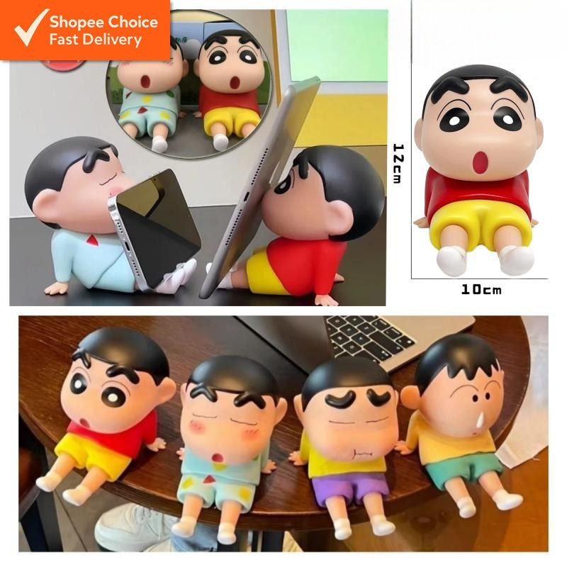 Crayon Shin-Chan Phone Holder – Cute Anime Cartoon Stand for Desk  Watching Videos