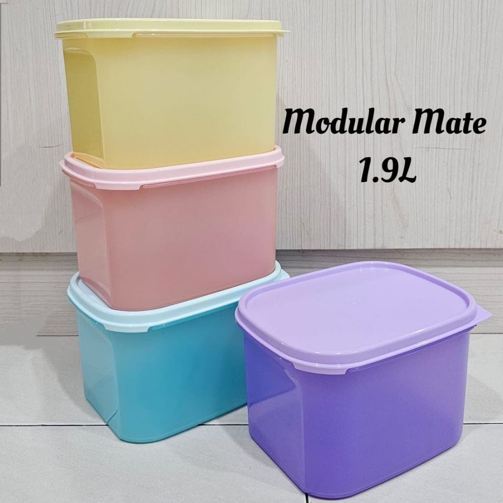 Tupperware Modular Mates Mini Rectangular II 1.9L (2 PCS / 3 PCS ...