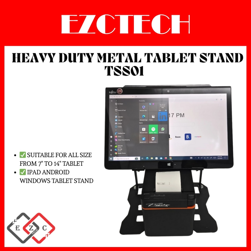TSS01 HEAVY DUTY METAL TABLET STAND IPAD ANDROID WINDOWS TABLET STAND ...