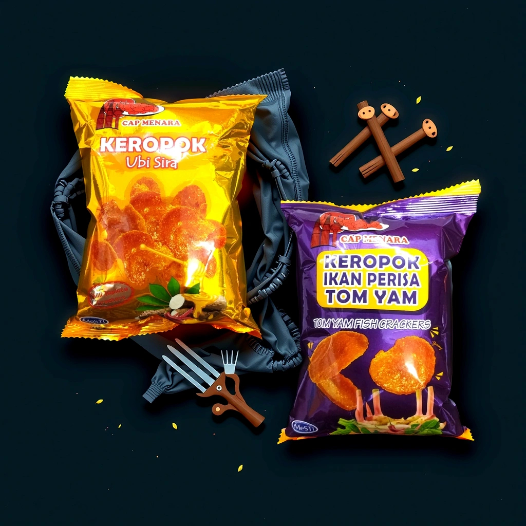 Cap Menara Keropok – Sweet & Savoury Malaysian Crunch | Shopee Malaysia