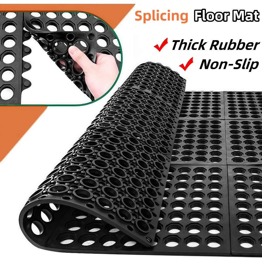 Splicing Kitchen Floor Mat Commercial Interlocking Mat Outdoor Indoor ...