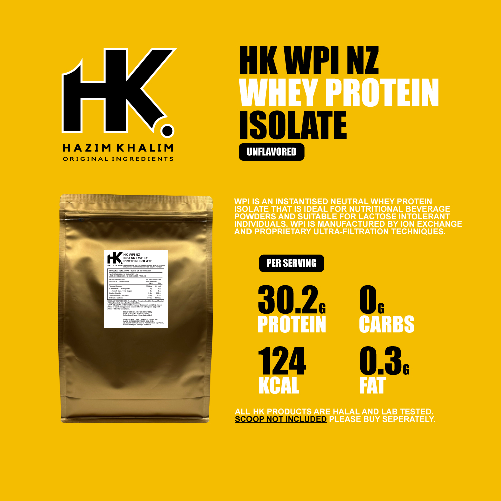 Pure Whey Protein Isolate HK WPI by Hazim Khalim | Shopee Malaysia