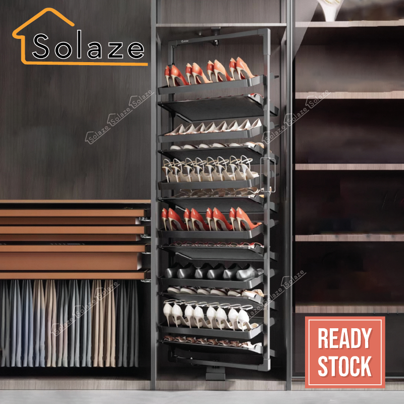 Solaze Aluminum + ABS Material Smart Entryway Shoe Cabinet Ideas ...