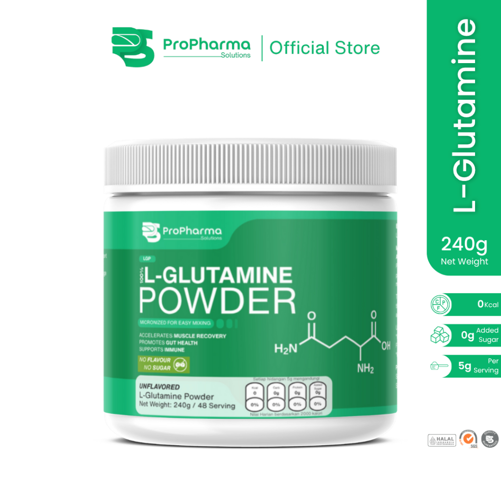PPS LGP L-Glutamine Powder | Energy & Muscle Recovery | Unflavoured ...