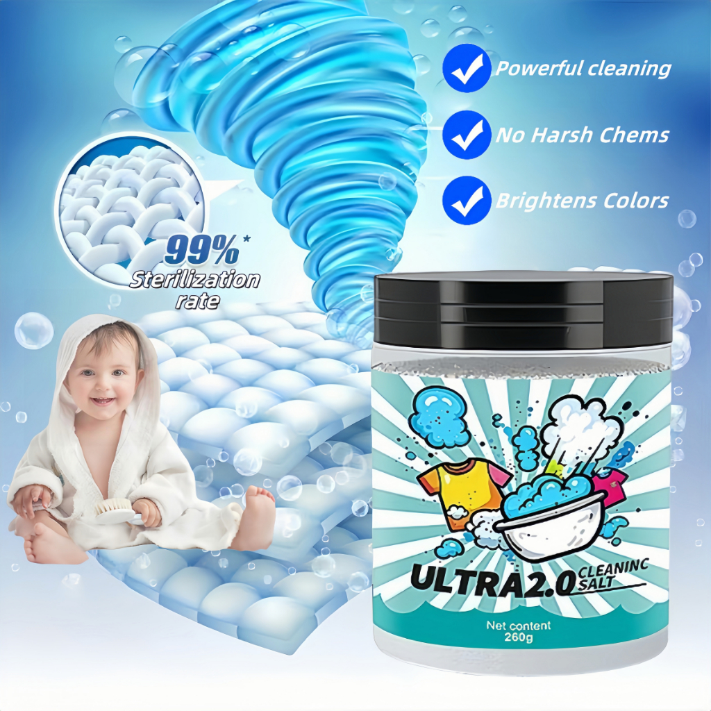 New Ultra Cleaning Salt, Explosive Salt, Sabun cuci pakaian, Remove ...