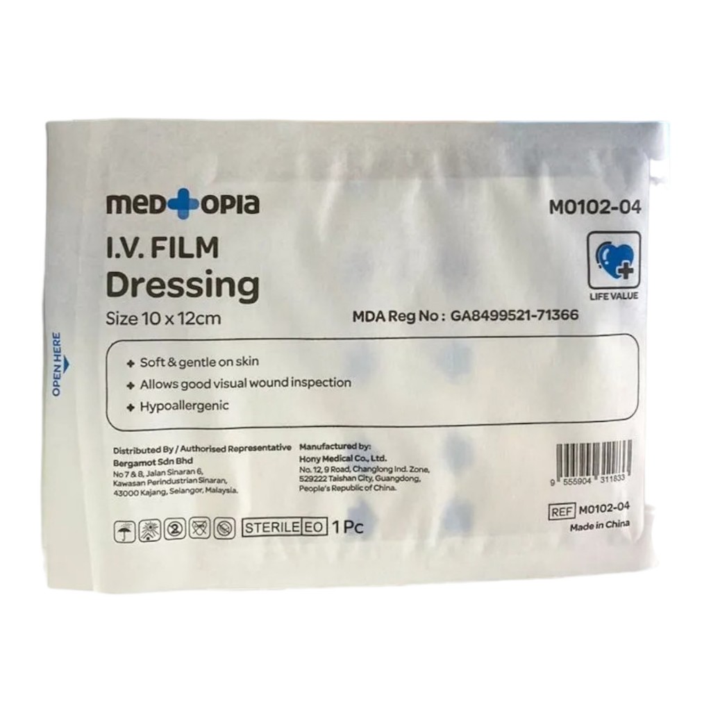 MEDTOPIA IV FILM DRESSING 10cm x 12cm 1PC | Shopee Malaysia