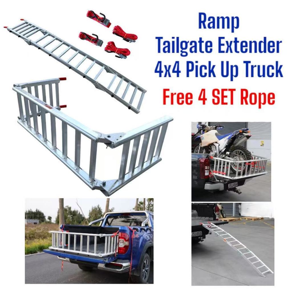 Tangga 4X4 Pick Up Truck Boleh Lipat Extend Fold Ladder Ramp ATV ...