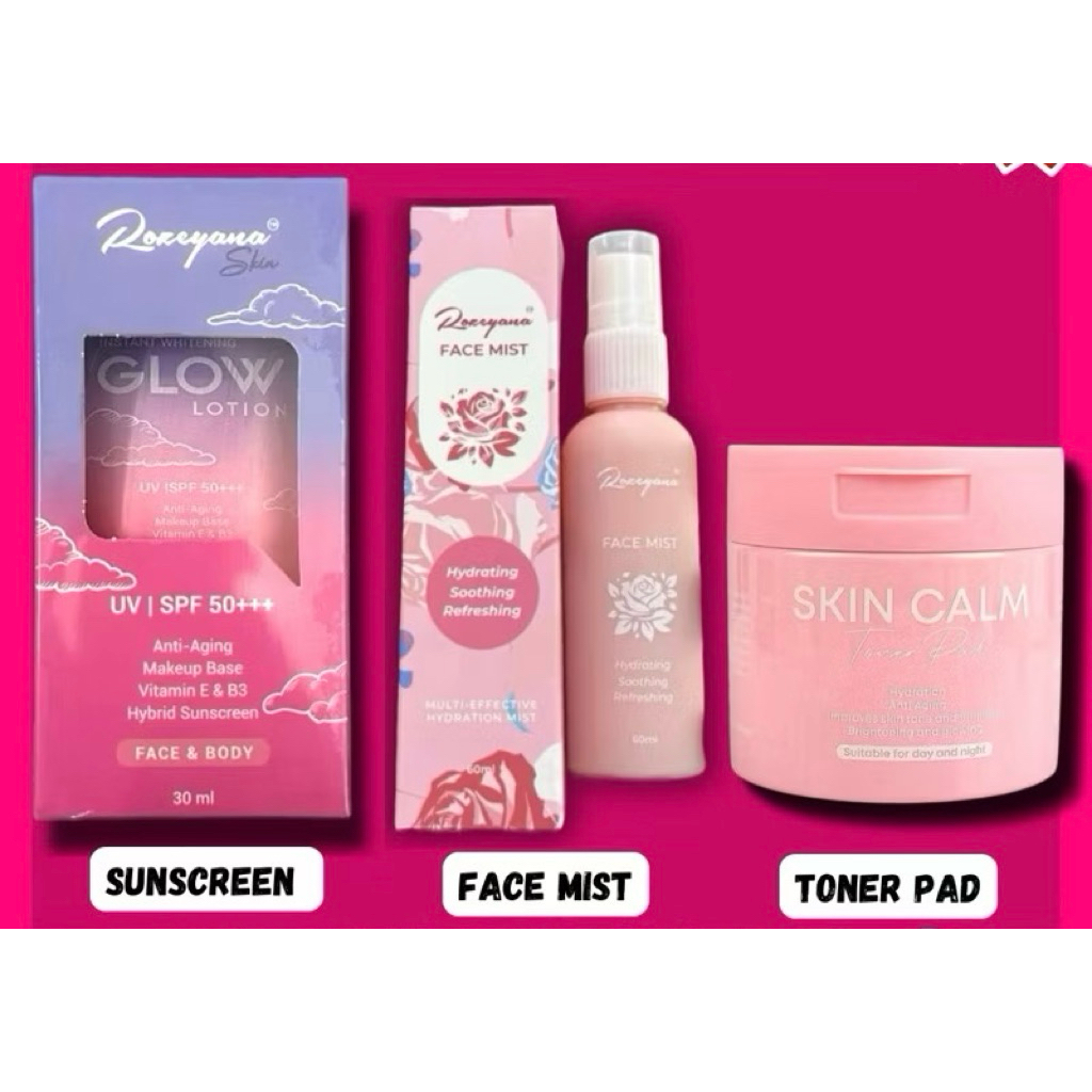 ROZYANA SUNSCREEN / TONER PAD | Shopee Malaysia