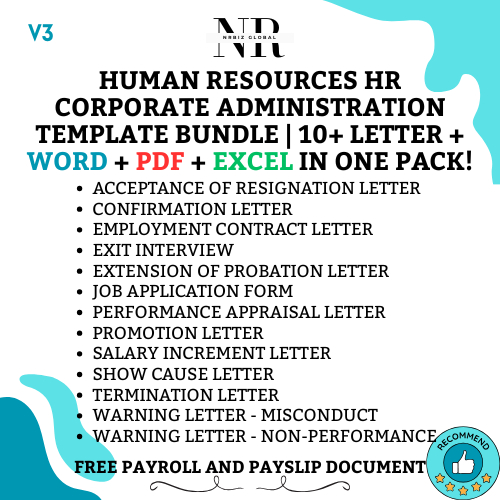 Human Resources HR Corporate Administration Template Bundle | 10 ...