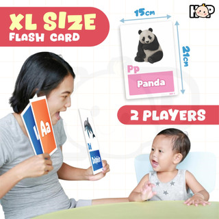 [2 Player Mode] XL Flash Card Baby Early Learning Card for Kids ...