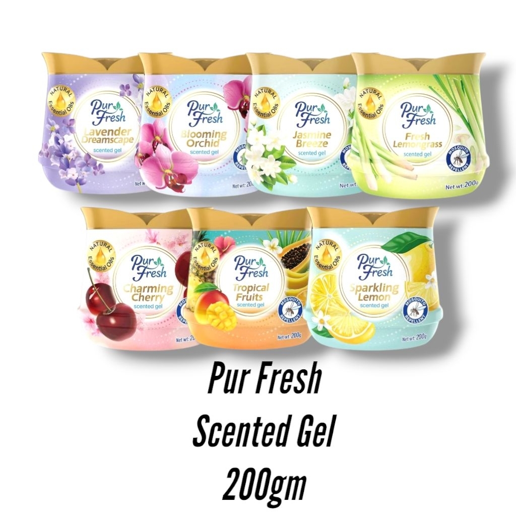 Pur Fresh Scented Gel-180gm（1unit）#carpet#car#room#scent#aircare# ...