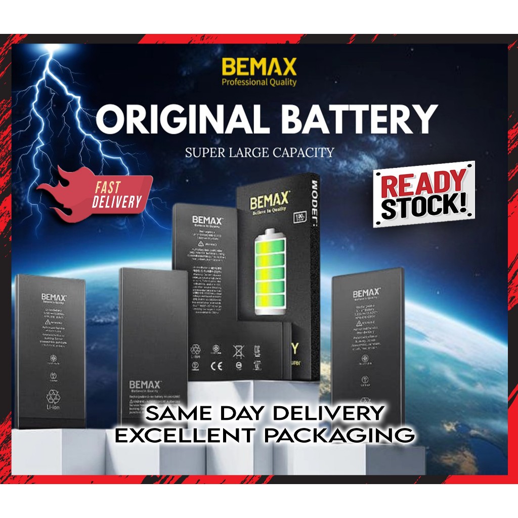 BEMAX HIGH CAPACITY BATTERY XR,XS,XS MAX,11,11 PRO,11 PRO MAX,12 MINI ...