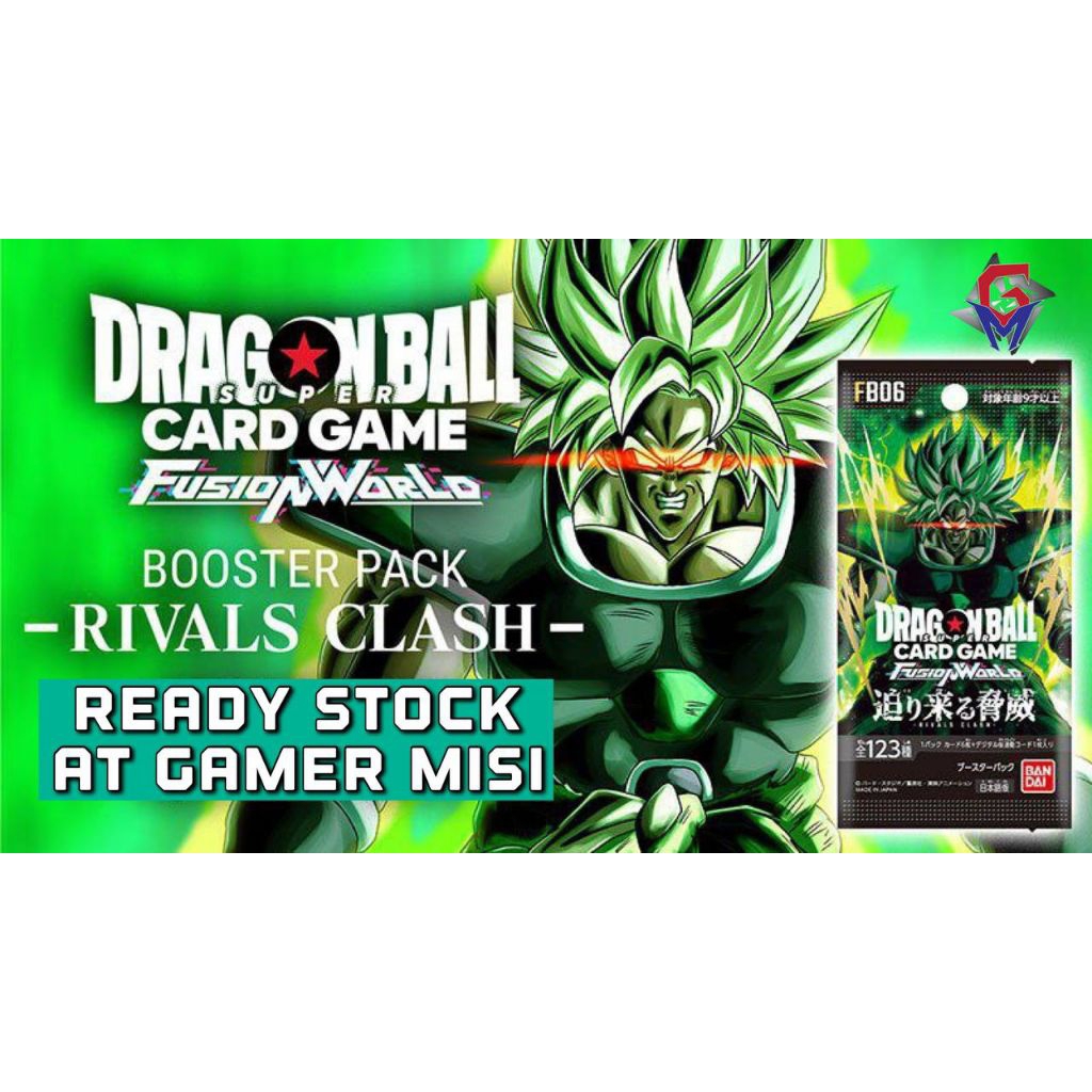 rivals clash booster box Dragon Ball Super CG - Fusion World - Rivals Clash (FB06)