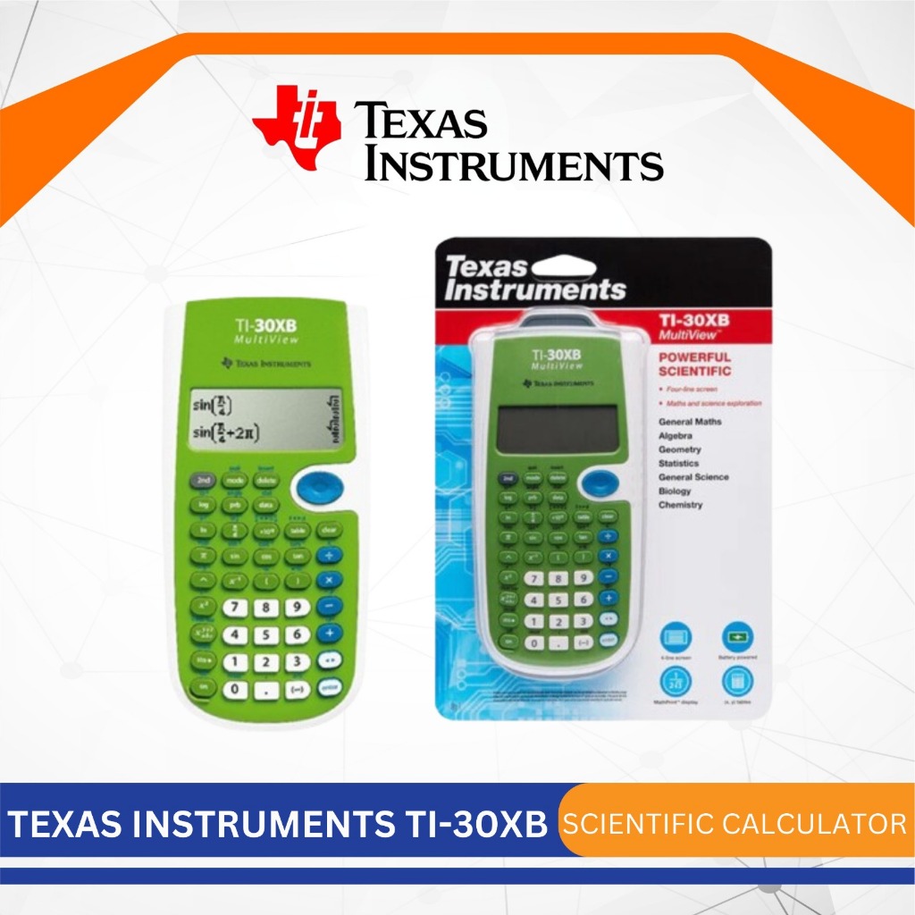Texas Instruments TI-30XB MultiView Scientific Calculator Green – Retro Unit - View #5