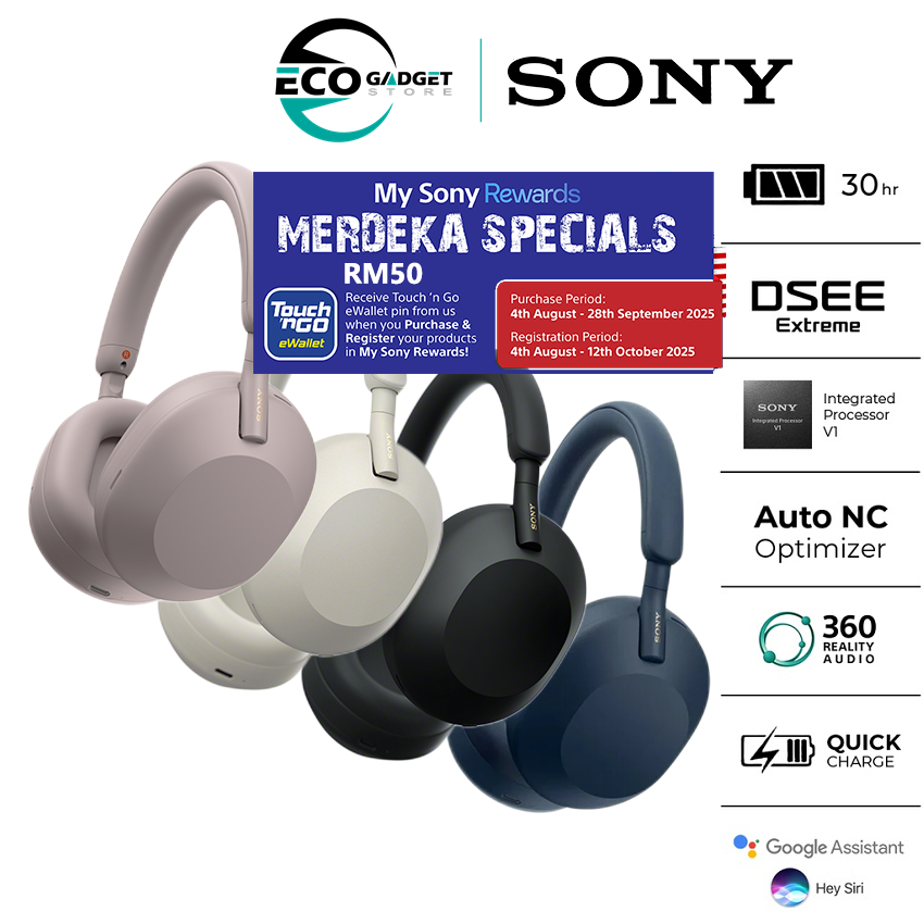 Sony WH-1000XM5 Wireless Industry Leading Noise Canceling