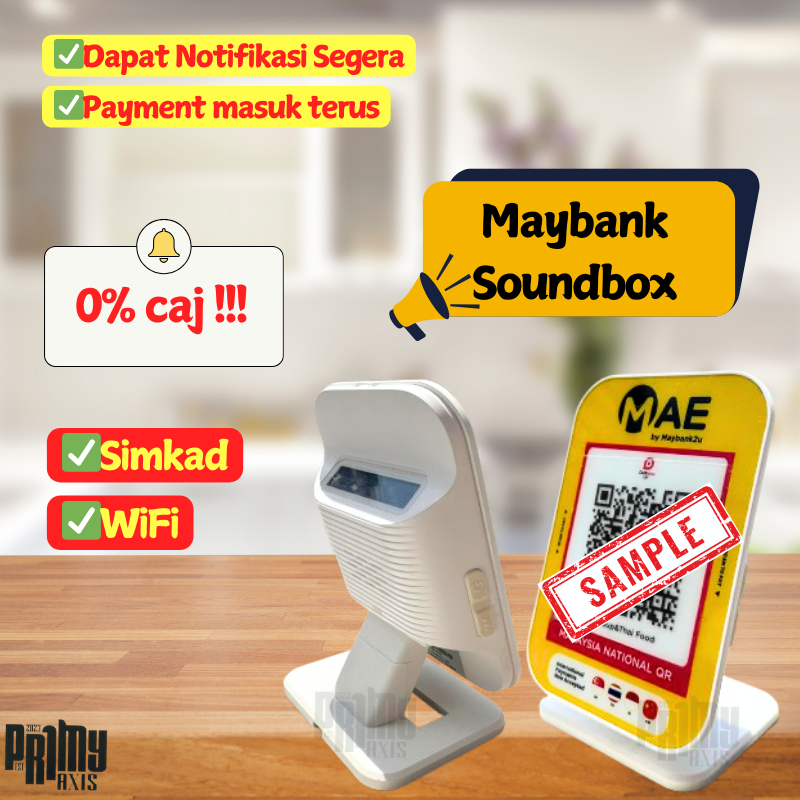 [Maybank User Only] Maybank Soundbox MAE Soundbox QRPay Biz (Ewallet ...