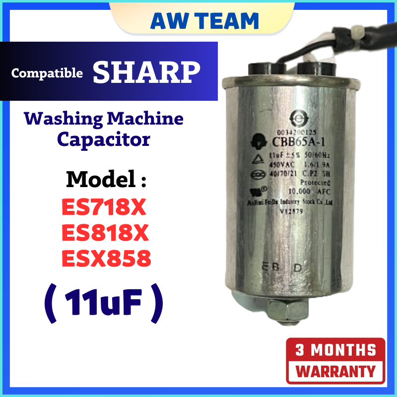 Compatible SHARP 11UF ES718X ES818X ESX858 WASHING MACHINE CONDENSER ...