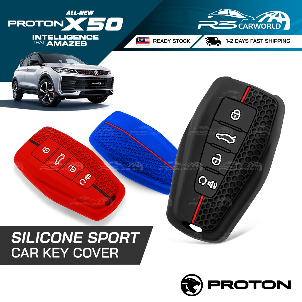 Proton X50 𝐀𝐥𝐥 𝐍𝐄𝐖 𝟐𝟎𝟐𝟓 Silicone Key Cover Case Kunci Casing Car ...