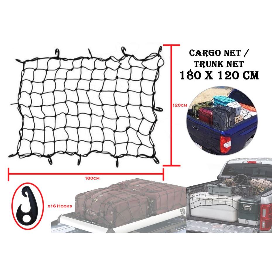 Cargo Net 180*120cm 4x4 Pickup Truck Cargo Net Trunk Net Car Roof Rack ...