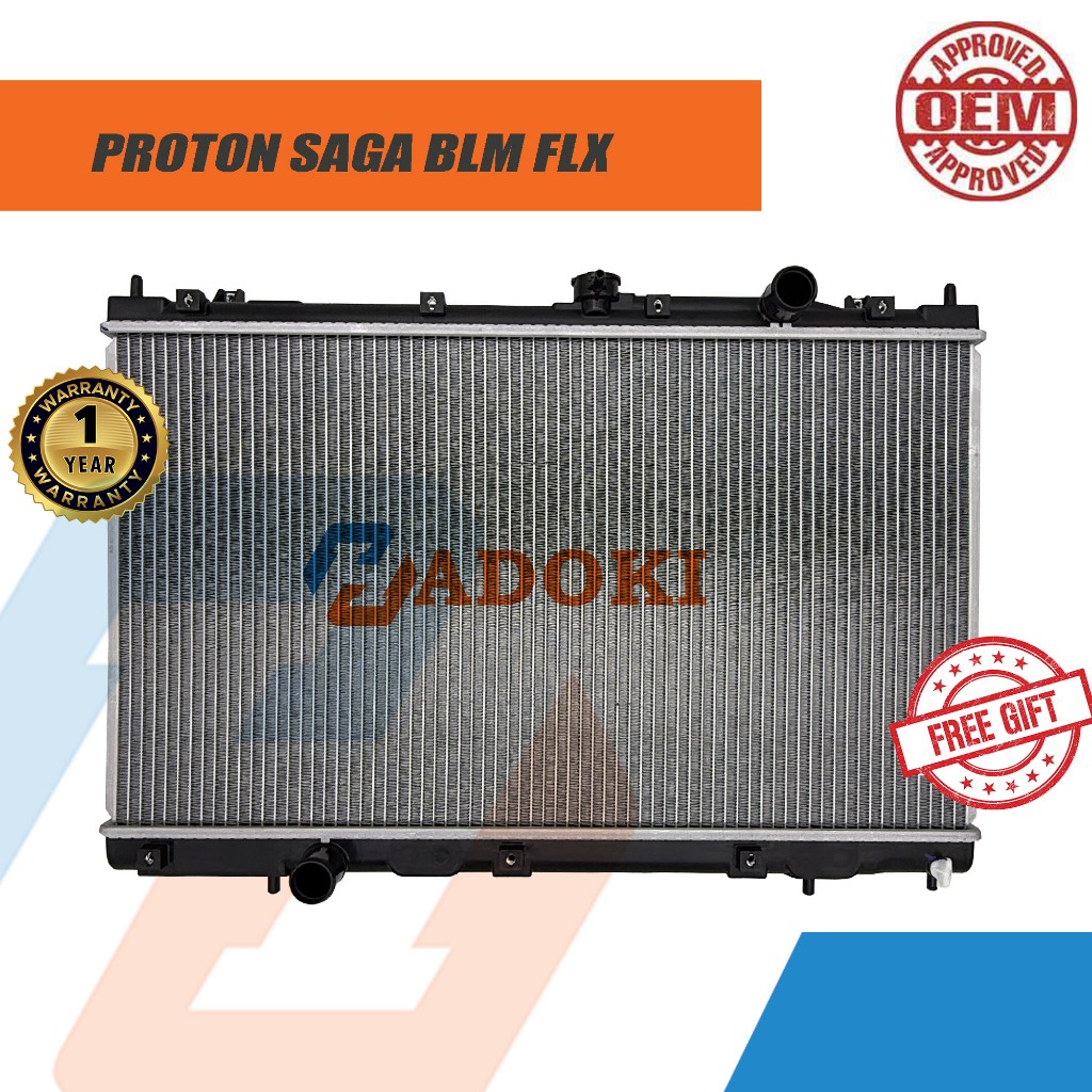 PROTON SAGA BLM FLX MANUAL (PA16MM) SINGLE LAYER RADIATOR | Shopee Malaysia