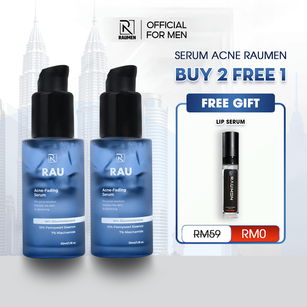 RAUMEN Combo 2 Acne Fading Serum Original For Men Dark Spots And ...