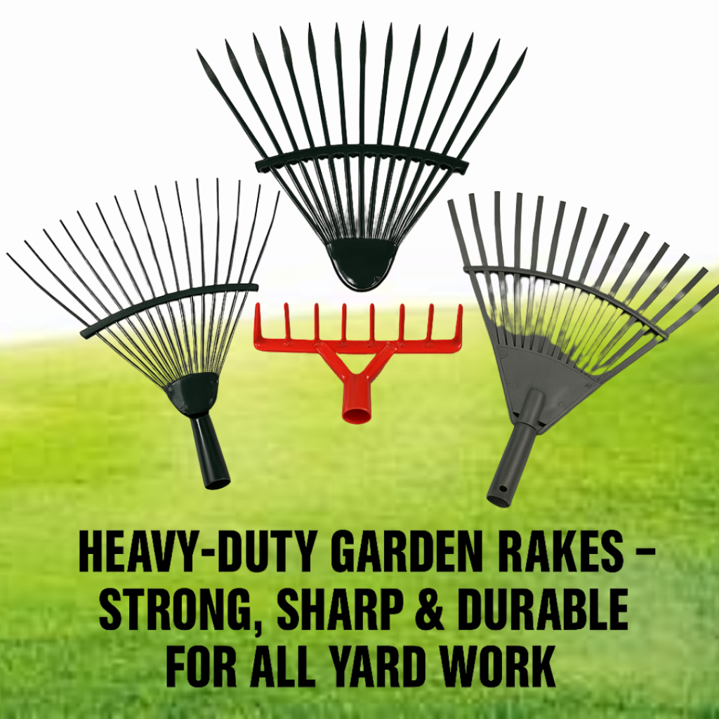 Steel Leaf Rake/Steel Leaf Rake/Plastic Leaf Rake/Heavy-Duty Garden ...