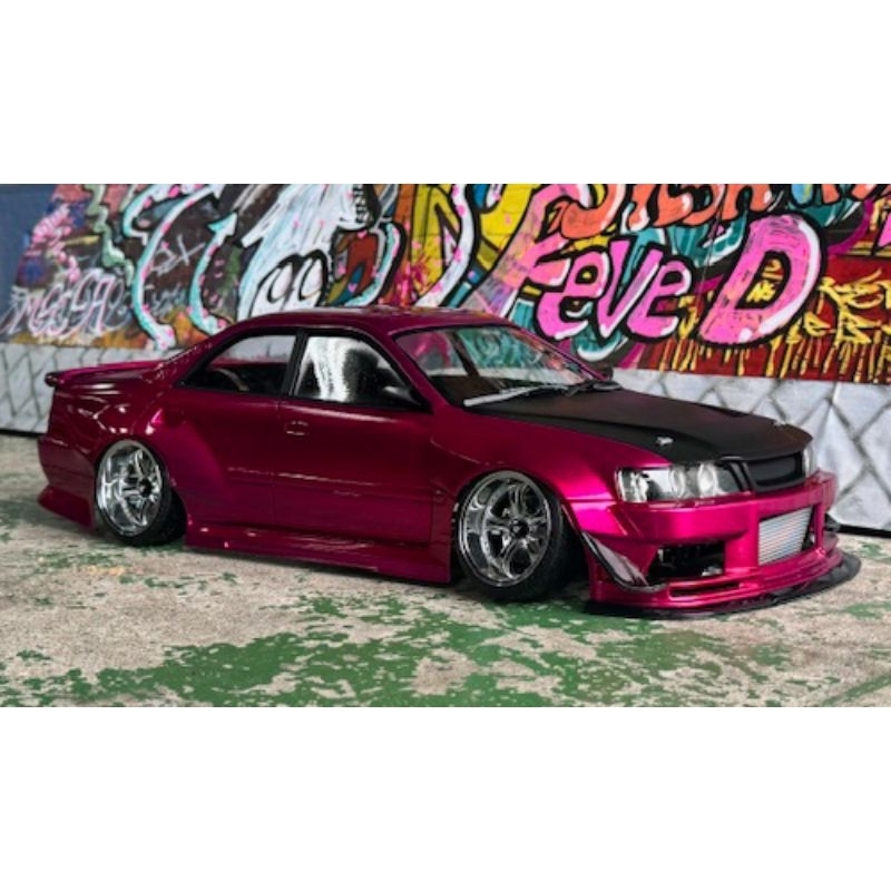 READY STOCK】Toyota Chaser JZX100 KAZAMA Auto 1/10 BODY SET