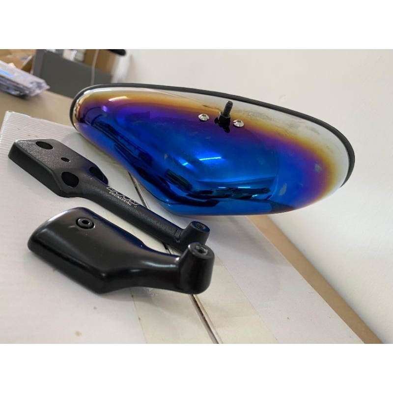 ZOOM REAR VIEM MIRROR TITANIUM (Factory Defect) | Shopee Malaysia