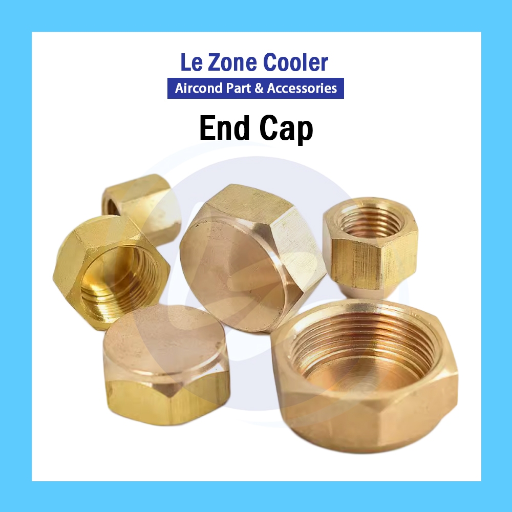 Aircond Outdoor Stop Valve Service Valve Copper Cap End Cap R22 R410 ...
