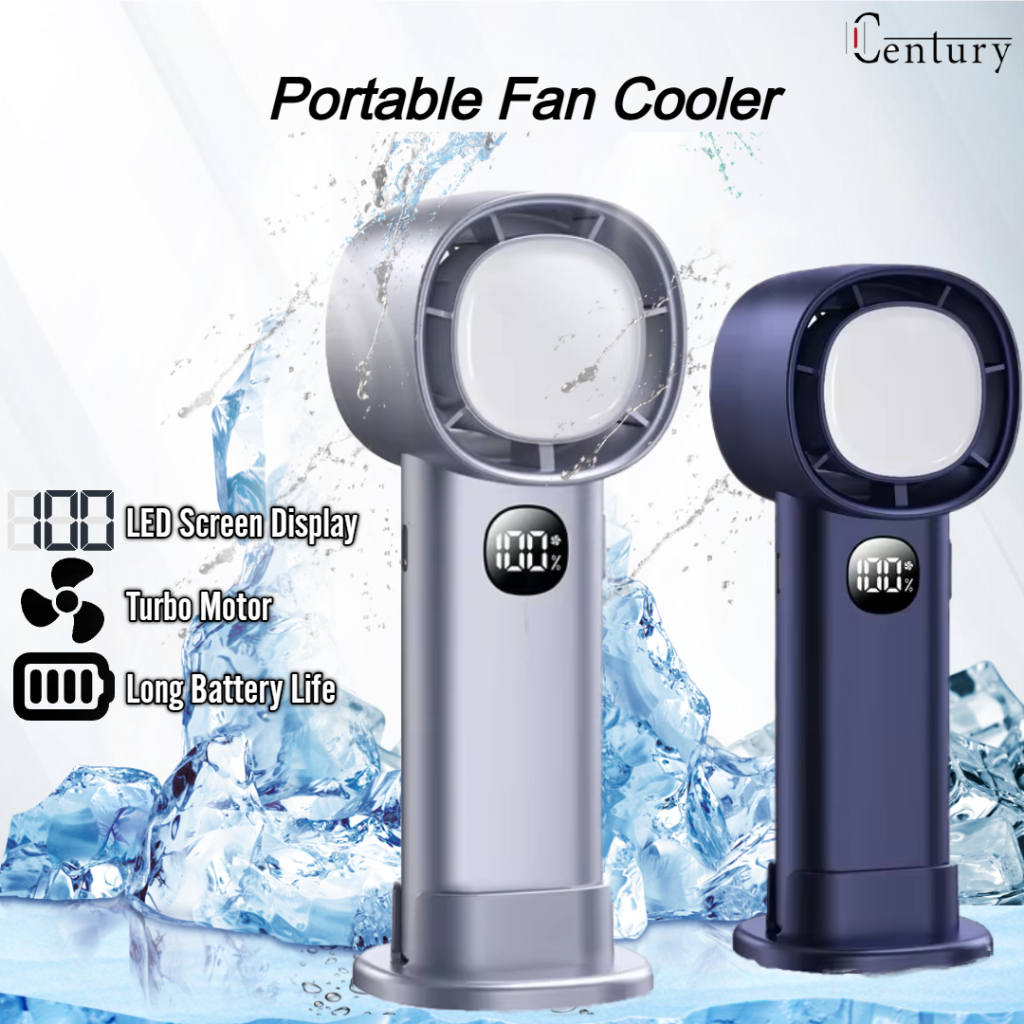 Portable Handheld Turbo Fan Air Cooler 100 Gear Adjustable Speed With ...