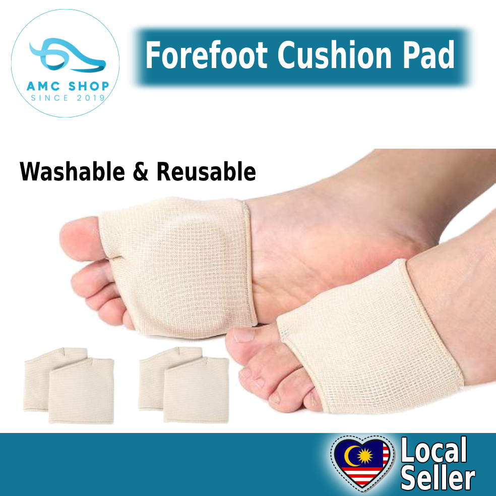 AMC Metatarsal Pads Foot Cushion Forefoot Pads, Breathable & Soft Gel ...