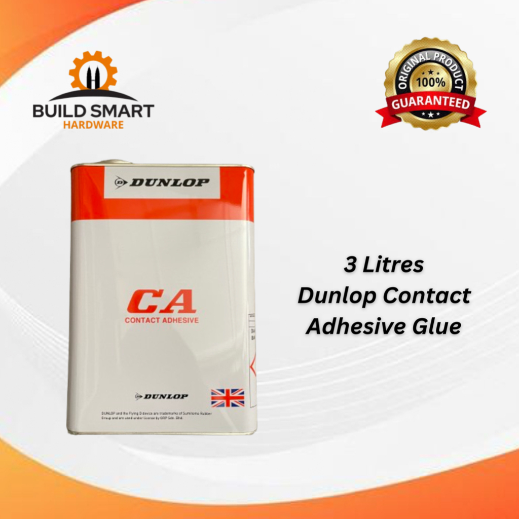 Dunlop CA Contact Adhesive Glue 3 Litres Gam Kuning Super Gam Original ...