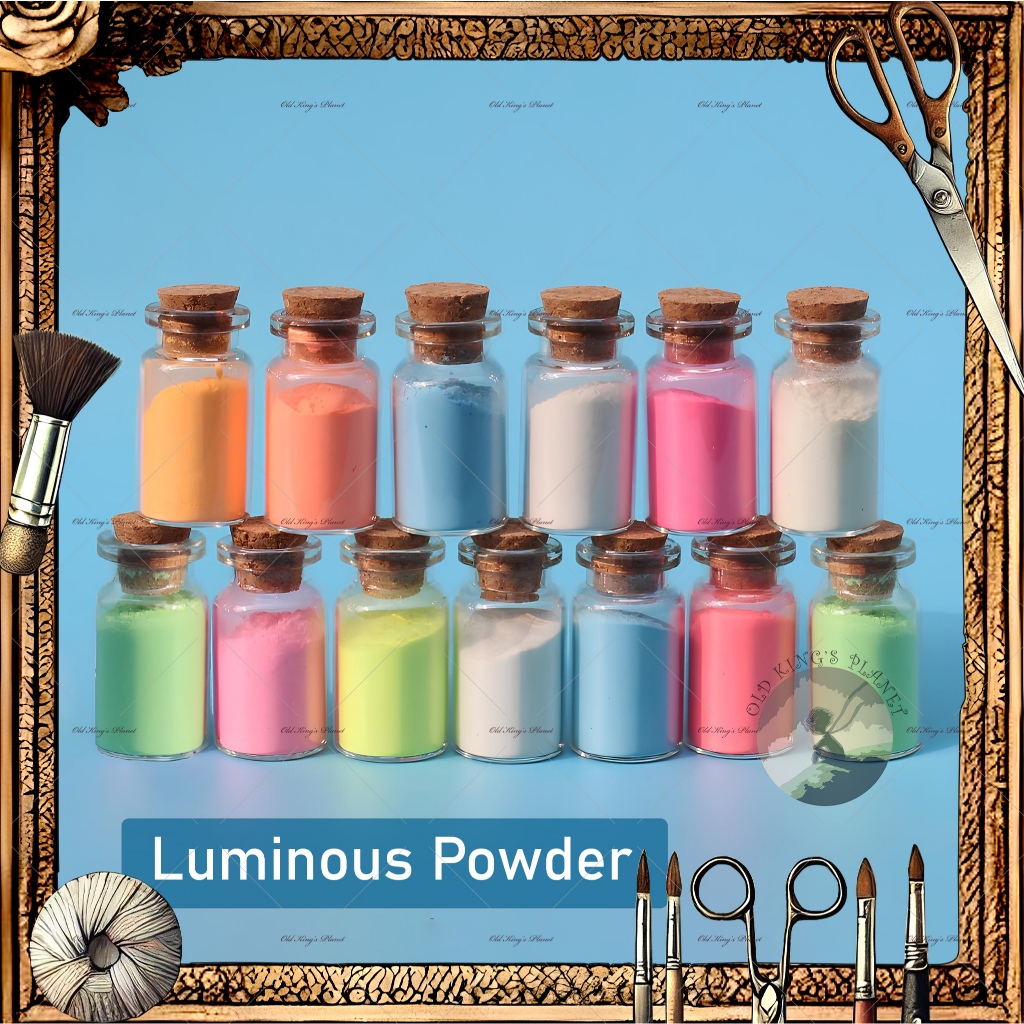 10g Luminous Powder Pigment Night Glow Powder Glow in the dark10克 夜光粉 ...