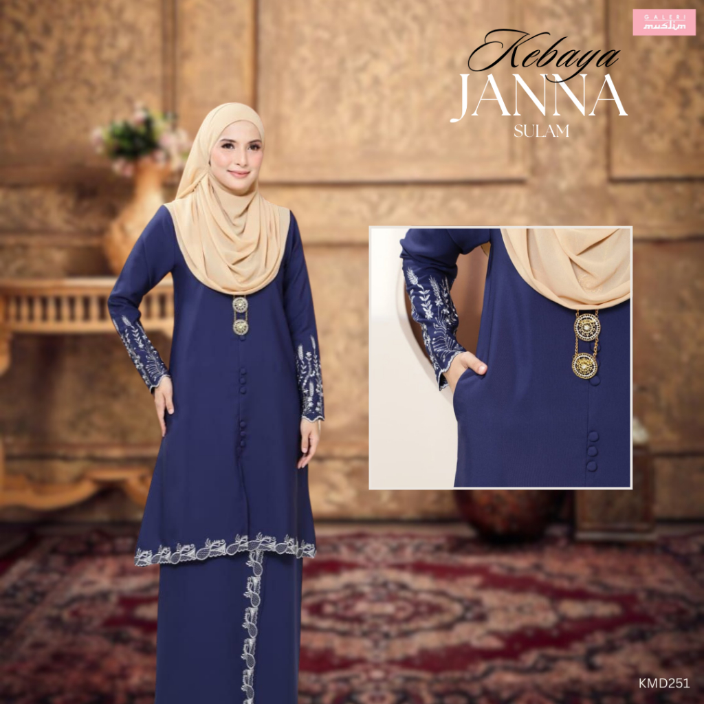 SERAHAUS Kebaya Sulam Janna - Kebaya/Kurung Moden Wanita