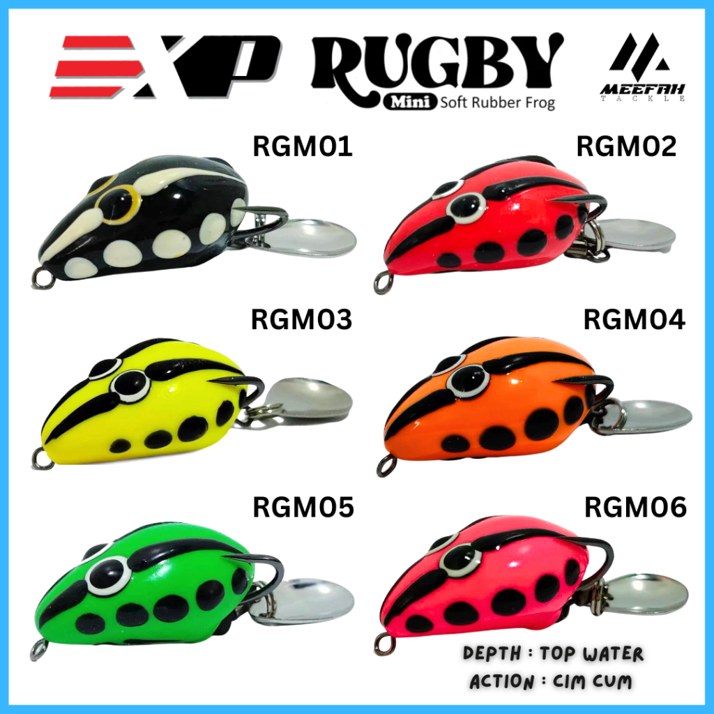 EXP RUGBY MINI FROG #30MM / 5G | Shopee Malaysia