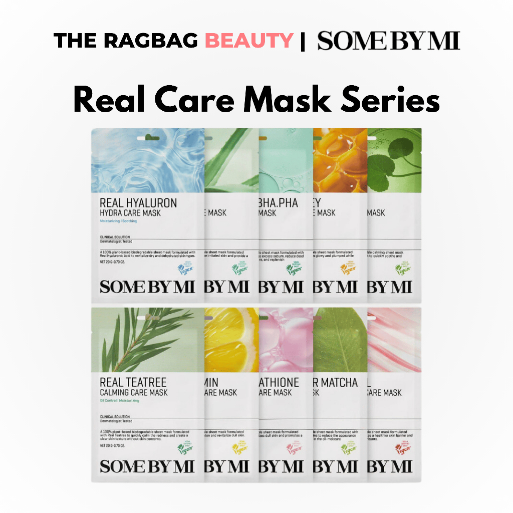 SOME BY MI Mask Real Care Sheet Mask Aha Bha Facial Face Mask Skincare ...