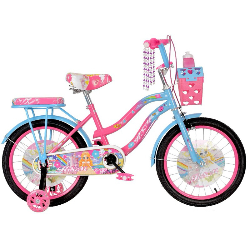 READY STOCK VSL Hello Kitty 16 Kids Bicycle with Basket Cushion Carrier Side Wheel 16053 Shopee Malaysia