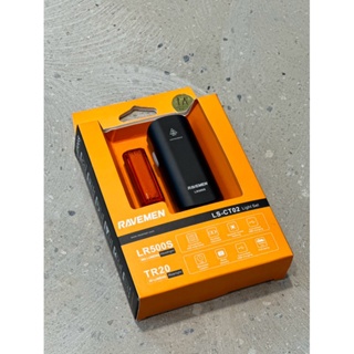 Ravemen LR500S Luce Anteriore Bici LED Con Lente Curva - Ricaricabile USB, Nero Opaco