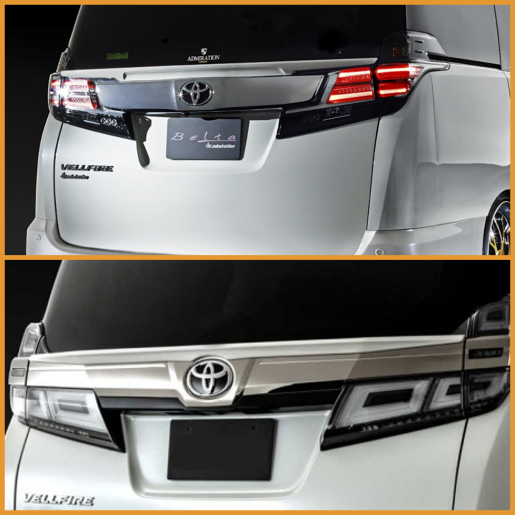 Toyota Vellfire AH30 AH 30 ANH30 ANH 30 2015 '15 2019 '19 Rear Spoiler ...