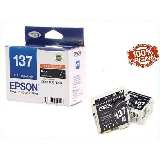 EPSON INK CATRIDGE-137(K100/K200/K300) | Shopee Malaysia
