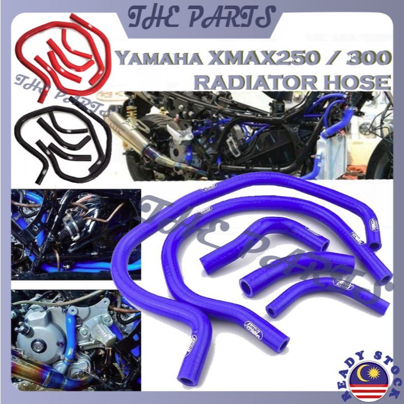 SAMCO YAMAHA XMAX X-MAX250 300 250 V1 V2 RACING SILICONE RADIATOR HOSE ...
