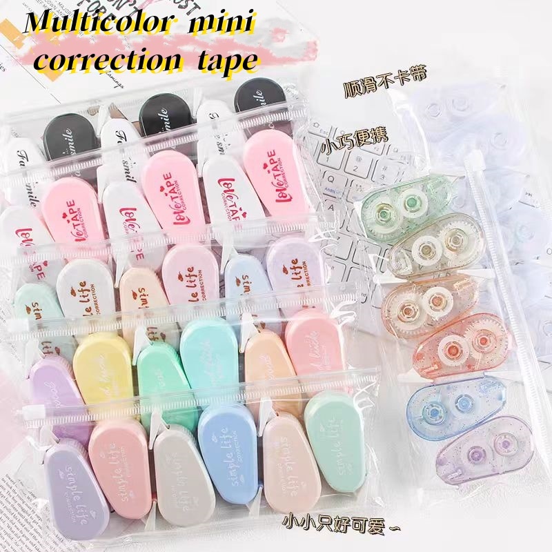 6pcs Internet-famous Morandi correction tape, small and portable, mini ...