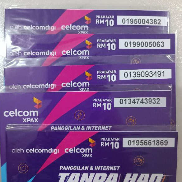 CELCOM-SIMPACK*Special Number*Unlimited Prepaid DATA | Shopee Malaysia