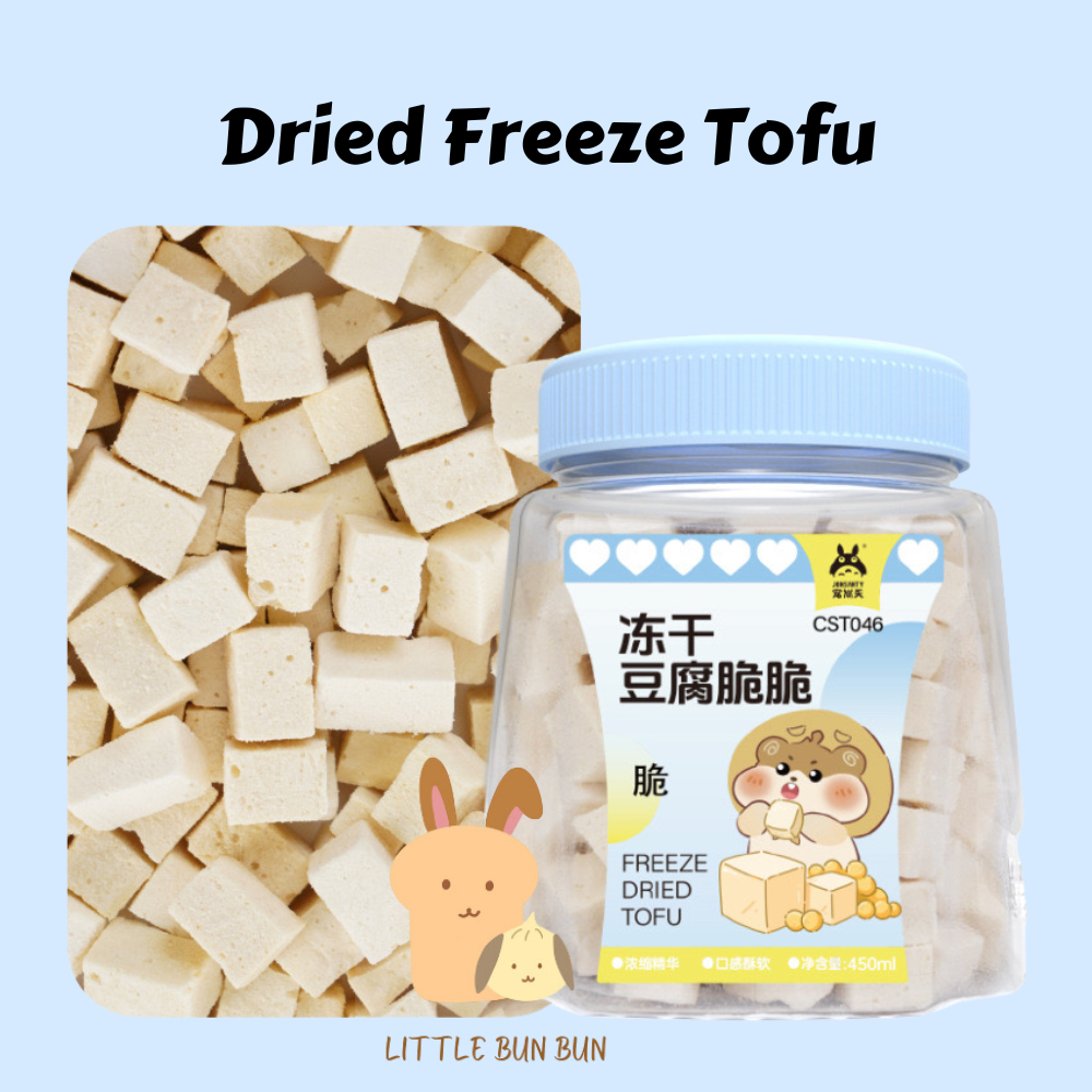 Dried Freeze Tofu - bean curd healthy snack hamster rabbit hedgehog cat ...