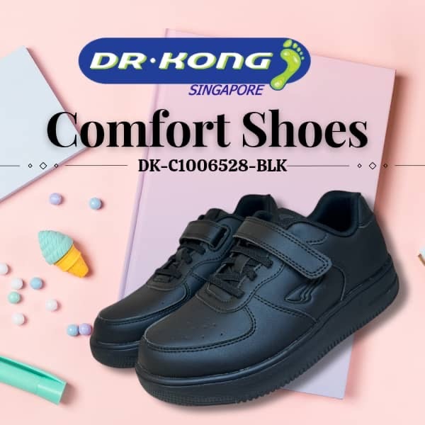 HEALTH SCHOOL SHOES (BLACK) DK-C1006528-BLK Shopee Malaysia