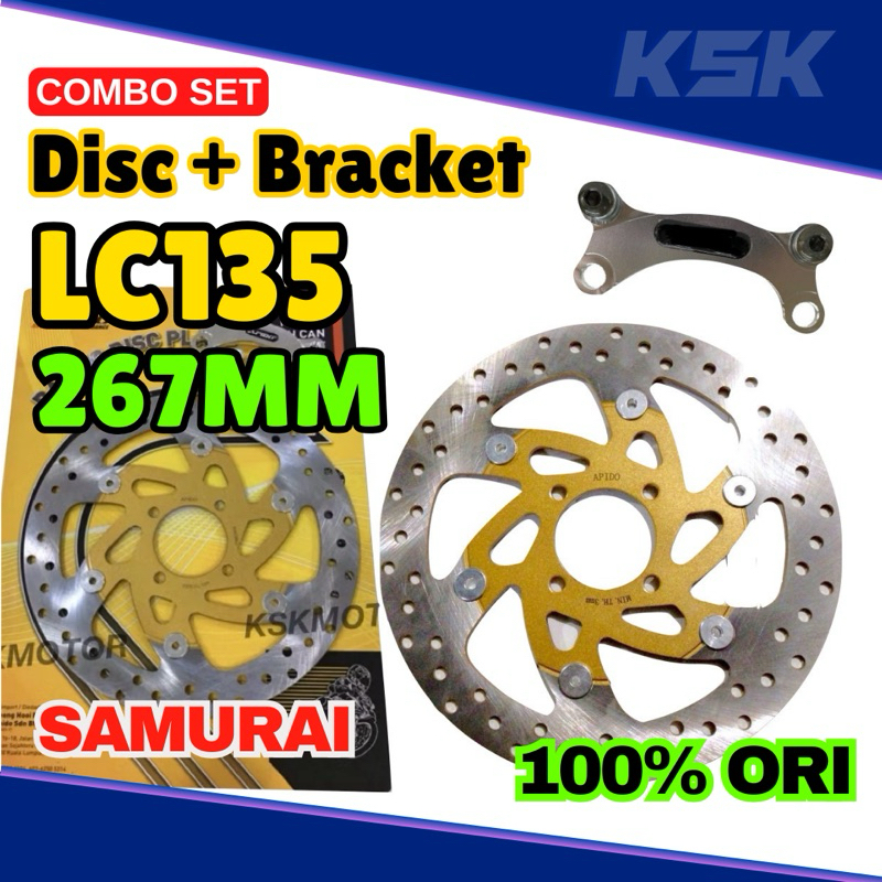 YAMAHA LC135 LC4S LC5S Y15ZR Y15 125ZR DISC BRAKE PLATE 267MM PIRING ...