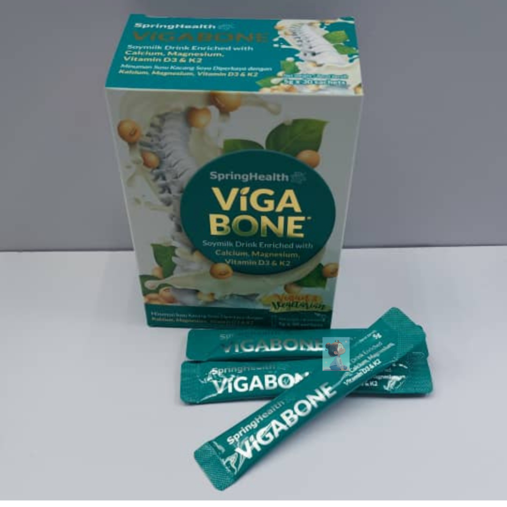 Springhealth Vigabone (30 sachets)Soymilk Drink with Calcium, Magnesium ...