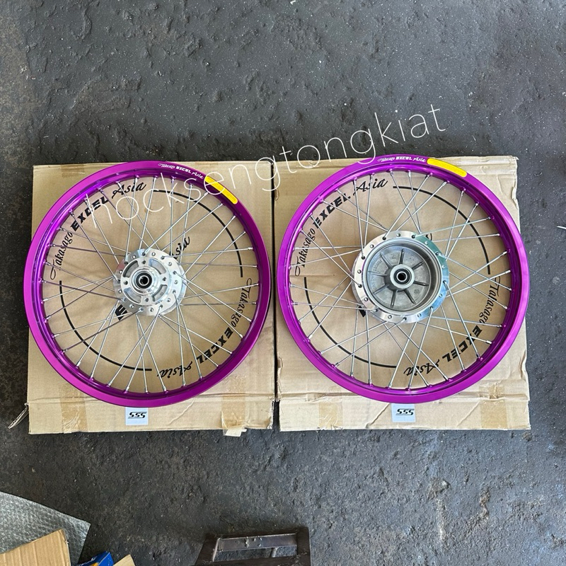 TAKASAGO ASIA SET(RXZ) LIMITED EDITION PURPLE 18.160 HUB SYS(SPOKE RCB ...